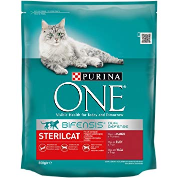 one sterilcat beef/wheat gr.800